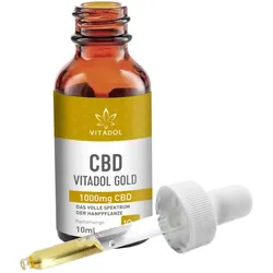 VITADOL GOLD 10% CBD Öl 10ml Flasche