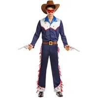 Boland - Kostüm Cowboy für Herren, 4-teilig, Faschingskostüm für Mottoparty, Halloween oder Karneval, Wilder Westen