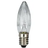 Eltric Baumkerzen LED Batterie 8-55V 0,2W halbgeriffelt Weiß