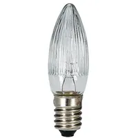 Eltric Baumkerzen LED Batterie 8-55V 0,2W halbgeriffelt Weiß