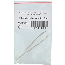 CareLiv Pinzette Cilien Schräg 8 cm
