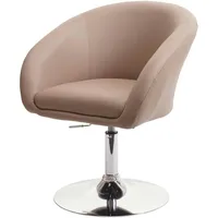 Mendler Esszimmerstuhl HWC-F19, Küchenstuhl Stuhl Drehstuhl Loungesessel, drehbar höhenverstellbar