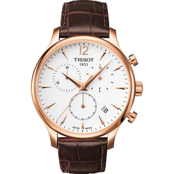 Tissot T-Classic Tradition T063.617.36.037.00 - silber,braun - 42mm