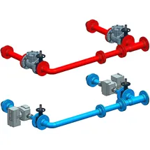 Bosch Kaskade, DN50/65-Pumpe (2x150KW)V2 Unterkomponente Kaskade mit Pumpe