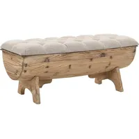 vidaXL Sitzbank Aufbewahrungsbank Braun 103 x 51 x 44 cm