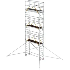 Günzburger Munk Rollgerüst SG 0,75 x 2,45 m mit Ausleger Plattformhöhe 6,43 m