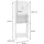 Vicco Martha Waschmaschinenschrank 64 x 190 cm Weiß Spanplatte