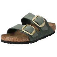 Birkenstock ARIZONA BIG BUCKLE, Rauleder, Grün, Damen - Grün - 37