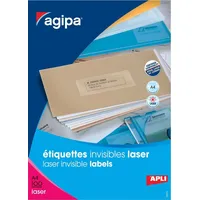 Agipa Wetterfeste Etiketten, 210 x 297 mm, transparent
