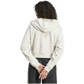 adidas Essentials 3-Streifen French Terry Kapuzenpullover Wonder Alumina / White M