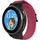 Anio 6 BT 43,90 mm Kunststoffgehäuse Hibiscus Klettverschluss rot S