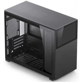 Jonsbo D31 Screen mATX Gehäuse, gehärtetes Glas, Schwarz