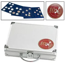 SAFE Schwäbische Albumfab Alu-Münzkoffer für 10-Euro-Münzen