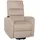 Mendler Fernsehsessel HWC-K62, Sessel Relaxsessel TV-Sessel, Liegefunktion Aufstehhilfe elektrisch, Metall Chenille - creme
