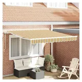 vidaXL Einziehbare Markise 300 x 250 cm mehrfarbig