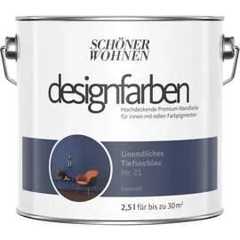 Schöner Wohnen Designfarben 2,5 l unendliches tiefseeblau