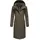 Ragwear Damen Langer Wintermantel Warmer wasserdichter Parka mit Schlüsselanhänger Refutura Remake Olive Gr. 3XL - 3XL