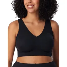 SCHIESSER Damen nahtloses Bustier mit herausnehmbaren Pads - Invisible Soft, schwarz_170364, 40