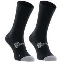 SQlab ONE11 2.0 Bikesocken Schwarz 36-38