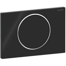 Geberit Sigma10 Betätigungsplatte schwarz/hochglanz-verchromt 115.758.KM.5