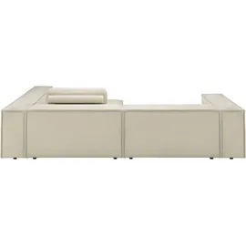 Home Affaire Ecksofa HOME AFFAIRE "Watertown, moderne XXL L-Form, 306 cm breit", beige (nature), B:306cm H:68cm T:191cm, 94% Polyester, 6% Nylon, Sofas, Ecksofa, Komfortabel mit tiefer Sitzfläche – ideal für große Wohnräume, Topseller