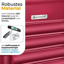 Kesser Koffer-Set 3-tlg. rot/abs