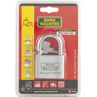 Burg Wächter Burg-Wächter ALUTITAN Vorhängeschloss verschiedenschließend 40 mm