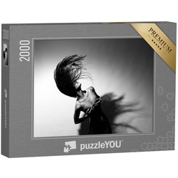puzzleYOU Puzzle Wunderschöne fliegende Haarmähne, 2000 Puzzleteile, puzzleYOU-Kollektionen Fotokunst