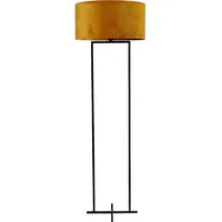 Masterlight Stehleuchte Cross 1-flammig Samt Maisgelb Ø52cm