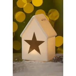 Haus Marolla Stern 10cm LED cremeweiß