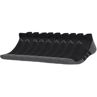 adidas Essentials Climacool Low Sneakersocken 9er Pack Schwarz/Grau 43-45