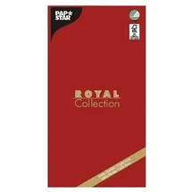 Papstar Tischdecke, Tissue ROYAL Collection 120 cm x 180 cm rot