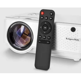 Krüger&Matz V-LED20 (Full HD+, 5000 lm, 1.4:1), Beamer, Grau