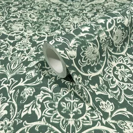 Marburg Vliestapete Ornamente Used Look Floral Vögel 10,05 m x 0,64 m 47624