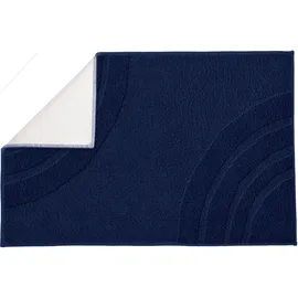 KLEINE WOLKE Saturn Navyblau 70 x 120 cm
