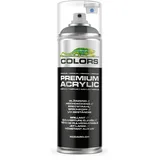 COLORS Premium Acrylic Sprühfarbe 400ml – Hochdeckender Sprühlack für Innen & Außen, Spraydose für DIY-Projekte - RAL 7011 - Eisengrau Glanz