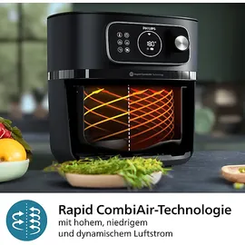 Philips 7000 Series Airfryer Combi XXL Connected HD9876/90 Schwarz