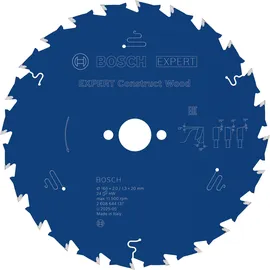 Bosch Kreissägeblatt Expert for Construct Wood 165 x 20 mm 24