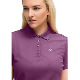 Maier Sports Ulrike Kurzarm-poloshirt - Bruised Boysenberry - 40