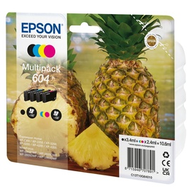 Epson 604 Multipack - 4-pack -- black yellow cyan magenta - original - ink cartridge - Tintenpatrone Multicolor