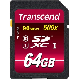 Transcend SDXC 64GB Class 10 UHS-I 600x