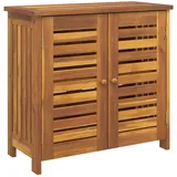 vidaXL Garten-Schrank mit Speicher mit Tür Braun 75 x 35 x 70cm
