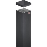 KM Zaun Zaunpfosten 7x7x130cm Anthrazit