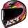 HJC Helmets Y10 Frank Matt/Schwarz/Rot L