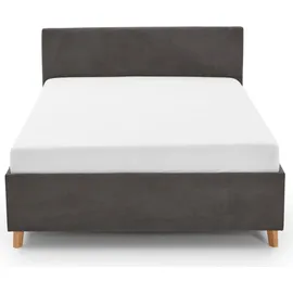 Meise Möbel Polsterbett Cool 120 x 200 cm anthrazit ohne Lattenrost