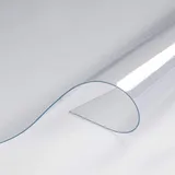 SCHULZ PVC Folie Plane Transparent in 0,9mm Stärke, 140cm Breit, als Meterware Wasserdicht, Stabil und Flexibel (5 m x 1.4 m)