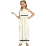 Fiestas Guirca Kostüm, Römische Prinzessin Kostüm für Mädchen beige 5 - 6 Jahre