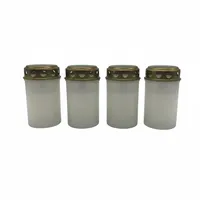 Relaxdays LED Grablicht 4 St. weiß