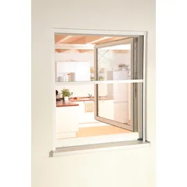 hecht International Fliegengitter Alu Smart 130 x 160 cm Weiß