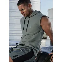 LE JOGGER Kapuzenpullover mit Druck und Kordelzug Gr. XL